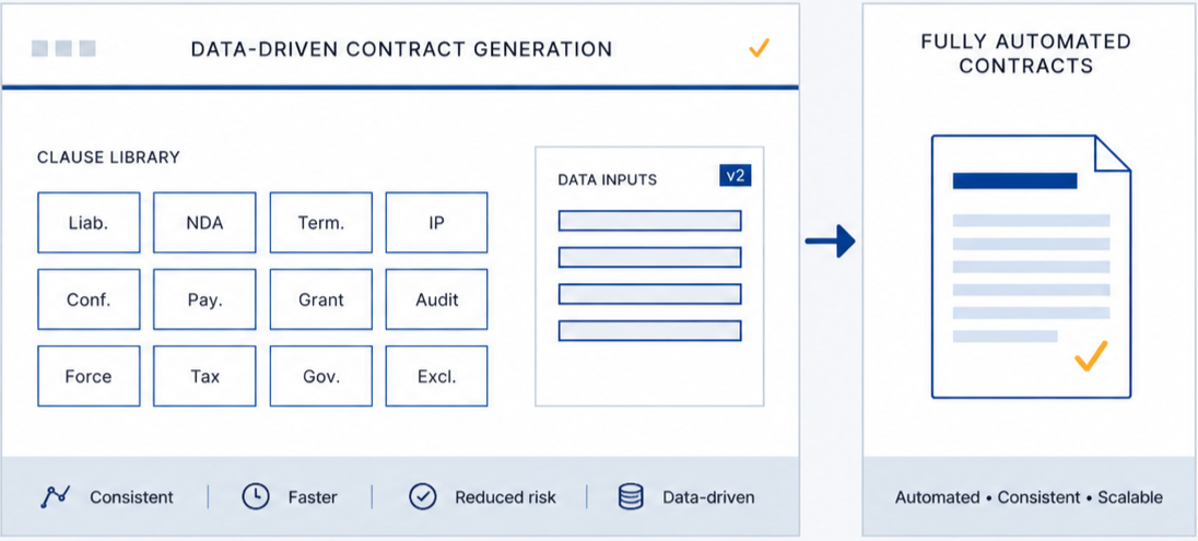 data driven contract generation